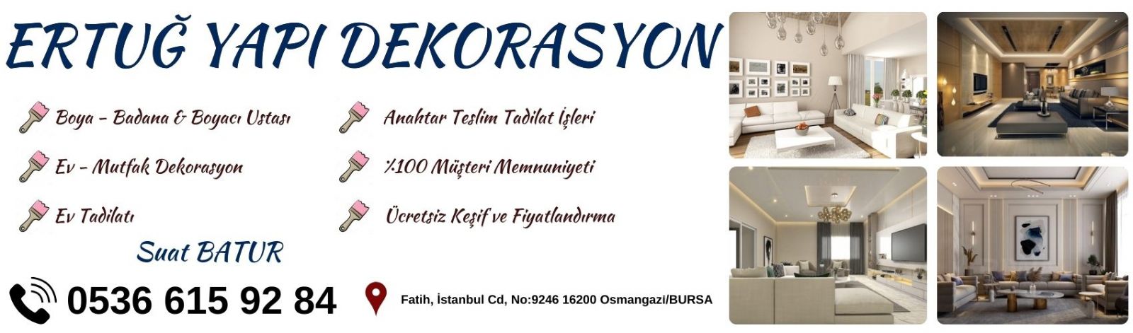 Osmangazi Dekorasyon Firmaları